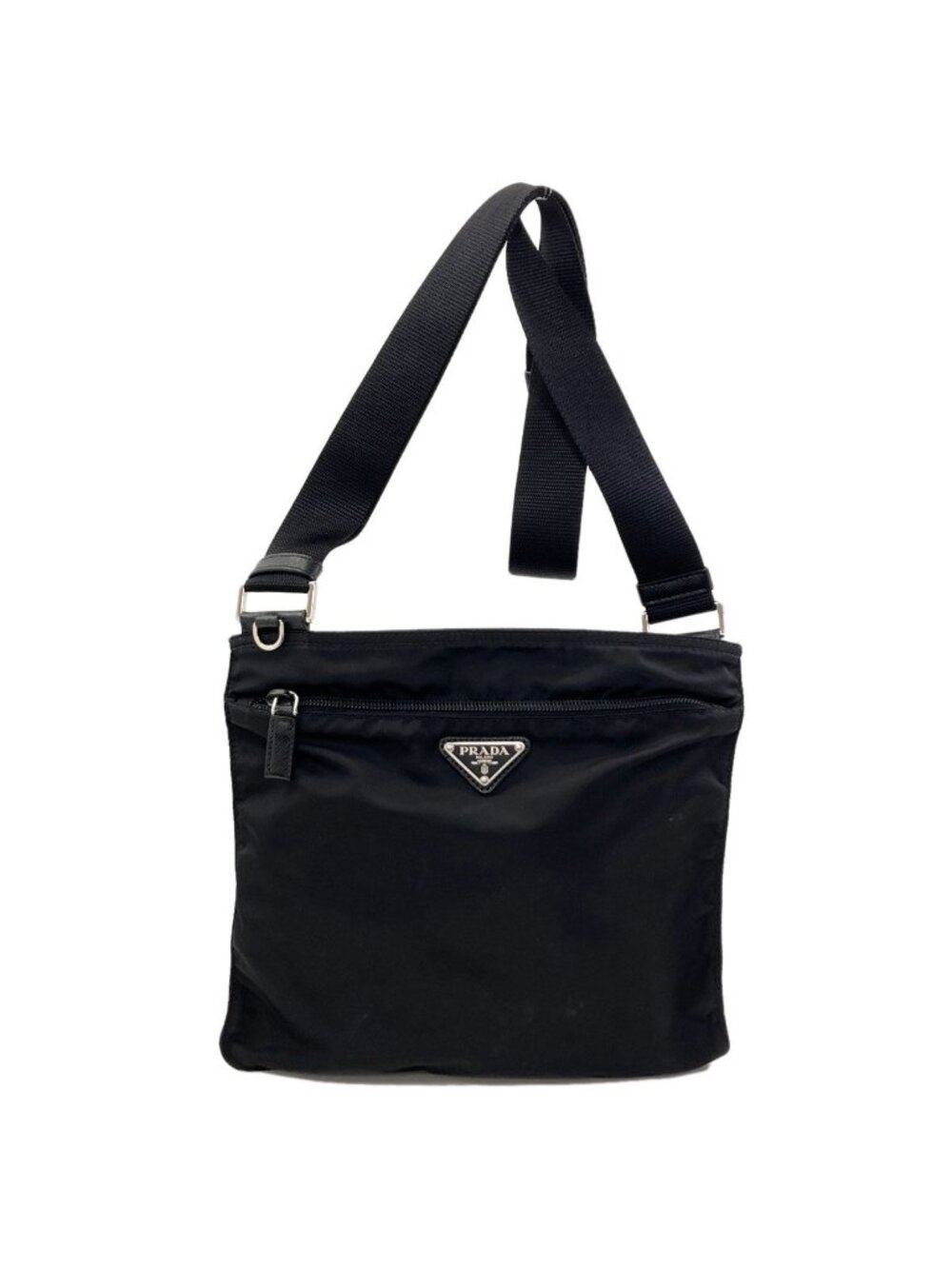 Prada Logo Shoulder Bag Nylon